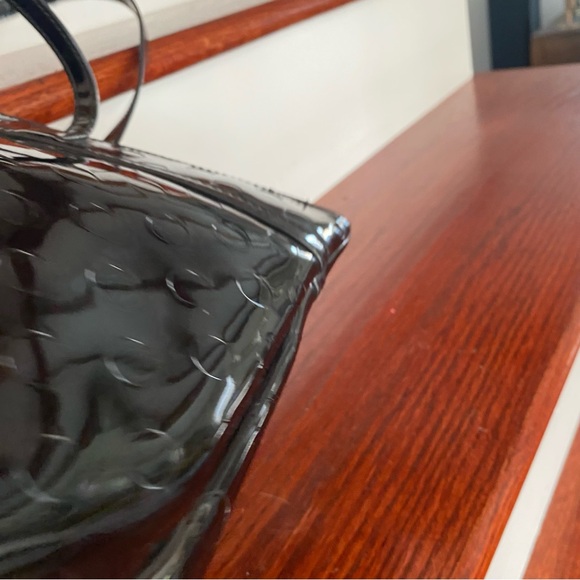 KATE SPADE ♠️ Camelia Street Sophie Black Embossed Patent Leather Tote - Picture 6 of 9